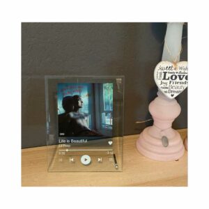 Spotify op glas