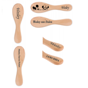 Babyborstel met gravure