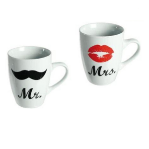 Set mokken Mr. & Mrs.