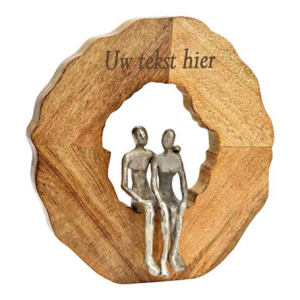 Beeld mangohout "Happy Together"