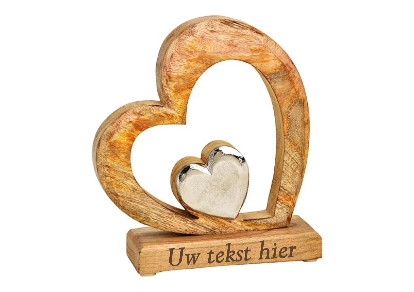 Beeld mangohout "TENDER LOVE"
