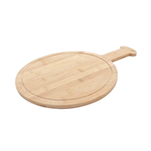 Serveer/snijplank bamboe 30 cm rond