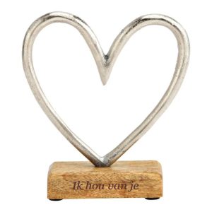 Beeld "Heart" metalen hart